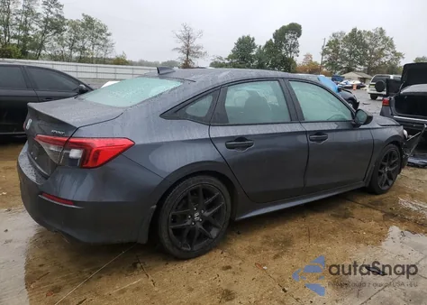 2023 Honda Civic Sport z USA, uszkodzony, nr VIN 2HGFE2F50PH542135